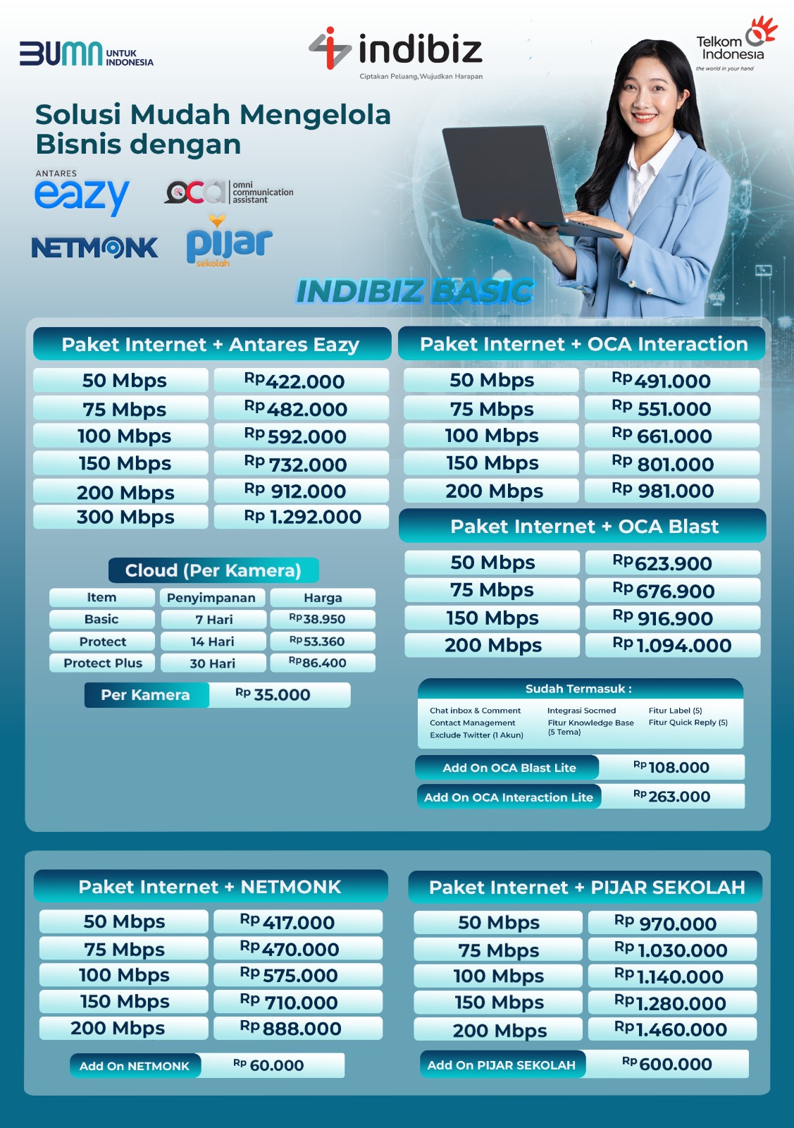 Flyer Indibiz Basic Poster